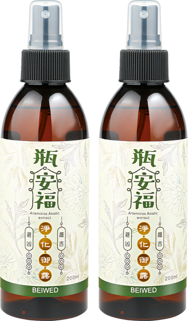 BEIWED 貝薇美學 瓶安福 淨化御露, 檀香 + 岩蘭草, 200ml, 2瓶
