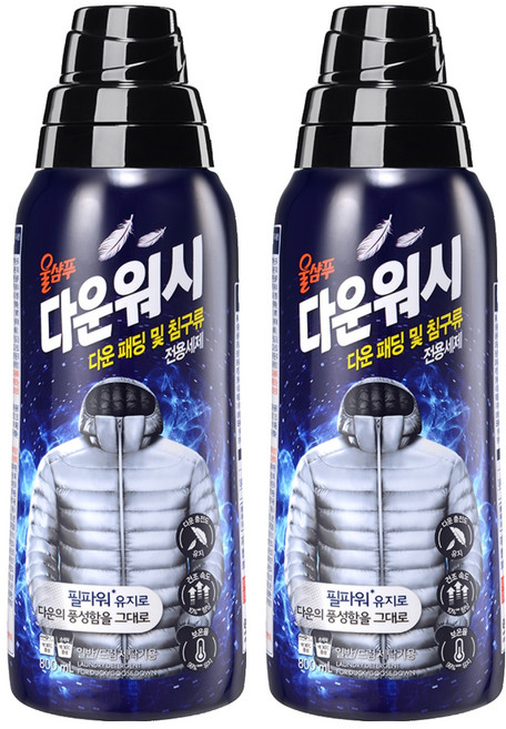 Wool Shampoo 吾香服 洗衣精 羽絨衣物專用, 800ml, 2瓶