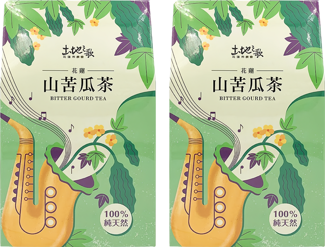 花蓮市農會 土地之歌 山苦瓜茶, 2.5g, 2盒, 15個