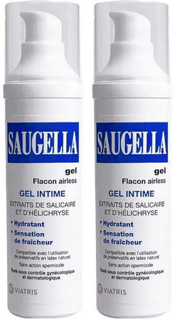 SAUGELLA 賽吉兒 高效修護保濕凝膠 日用型 50ml 私密肌膚保濕 舒緩乾燥, 2瓶