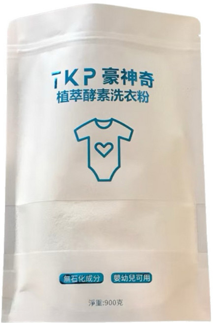TKP 豪神奇 植萃酵素洗衣粉 補充包, 900g, 1包