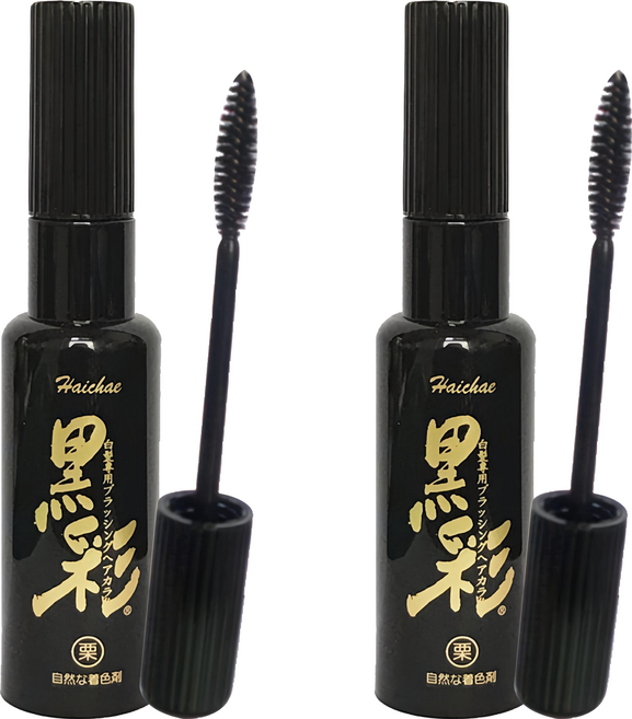 Haichae 黑彩 毛髮著色劑30ml, 2瓶, 栗色