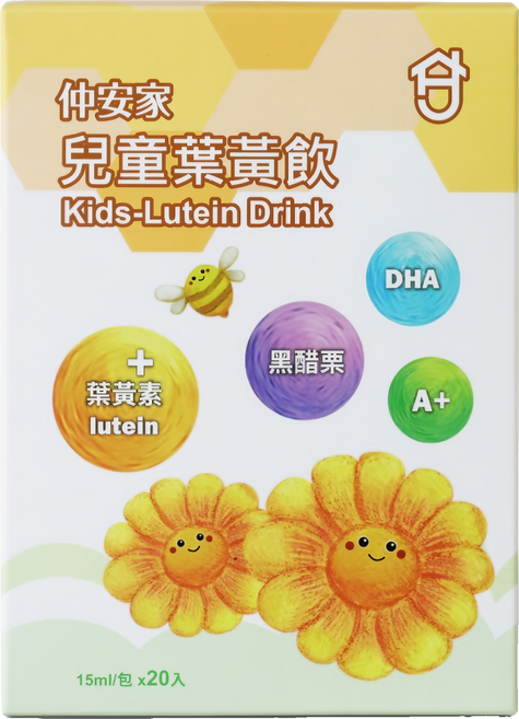JOIN HOME 仲安家 兒童葉黃飲 20包, 1盒, 300ml