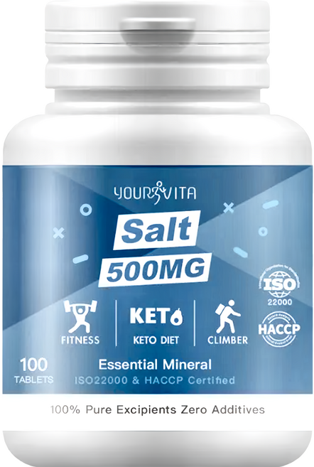Your Vita 優維特 機能型鹽錠, 500mg, 100入, 1罐