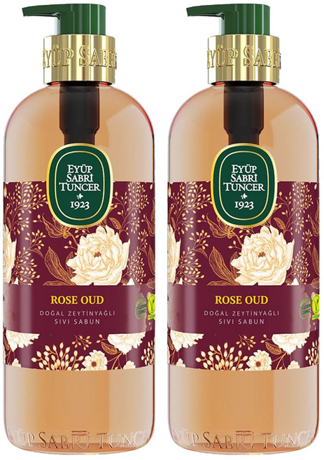EYUP SABRI TUNCER 玫瑰木質調精品香氛液體皂, 500ml, 2瓶