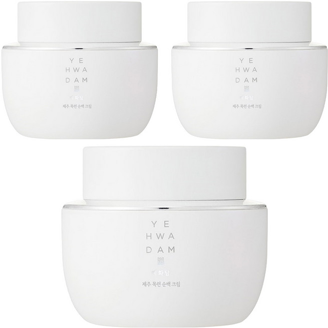THE FACE SHOP 菲詩小舖 Yehwadam 蘂花譚 雪潤純白乳霜, 50ml, 3罐