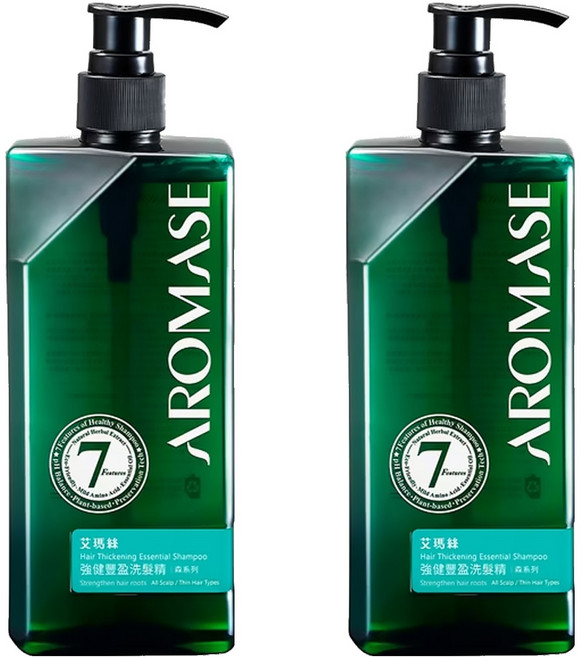 AROMASE 艾瑪絲 森系列 強健豐盈洗髮精, 2個, 400ml