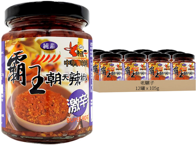 老騾子 霸王朝天辣椒 105g, 12罐