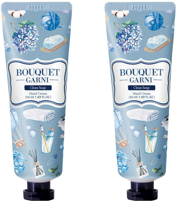 BOUQUET GARNI 香水護手霜 肥皂香, 50ml, 2條