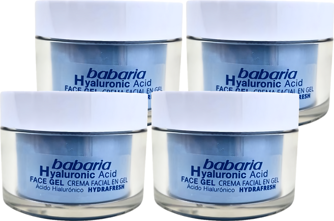 babaria 台灣公司貨 玻尿酸深層保濕凝霜, 50ml, 4罐