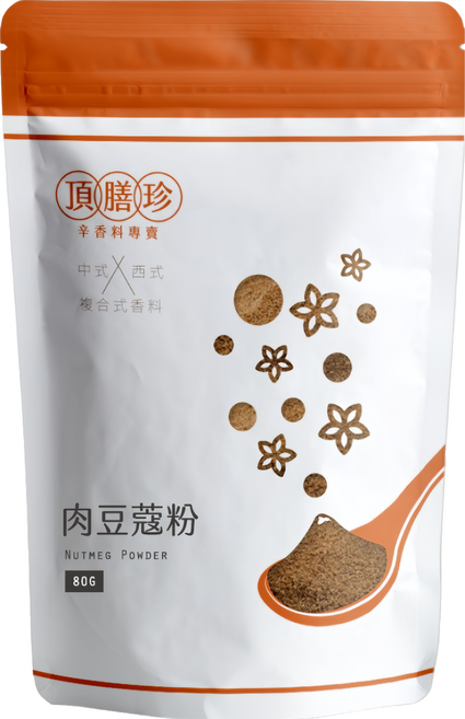 頂膳珍 肉豆蔻粉, 1包, 80g