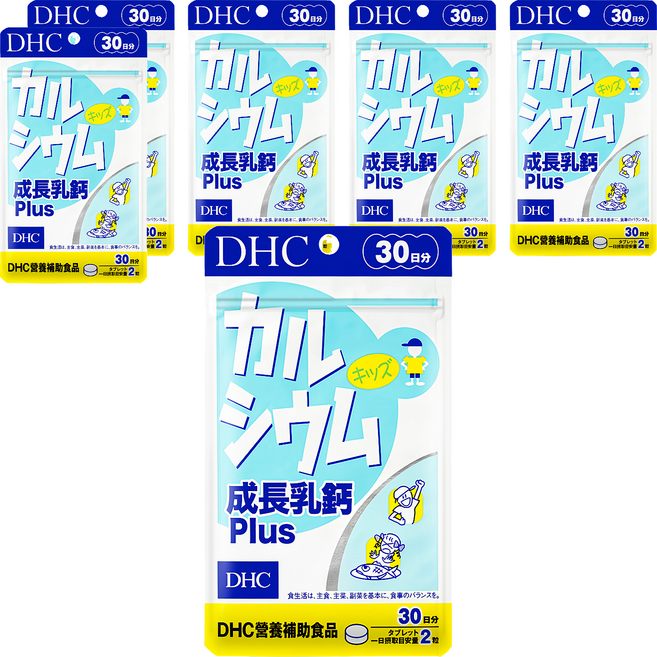 DHC 台灣公司貨 成長乳鈣 Plus 30日份, 60顆, 12g, 6包