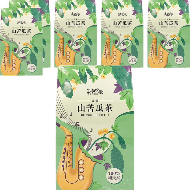 花蓮市農會 土地之歌 山苦瓜茶, 2.5g, 6盒, 15個