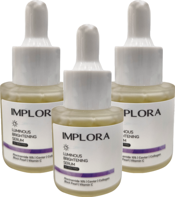 IMPLORA 亮白精華, 20ml, 3瓶