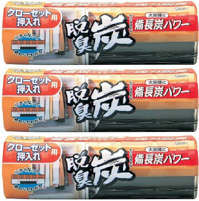ST 雞仔牌 脫臭炭 衣櫃用, 300g, 3盒