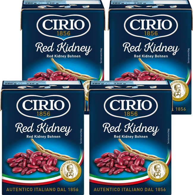 CIRIO 紅腰豆, 4個, 380g
