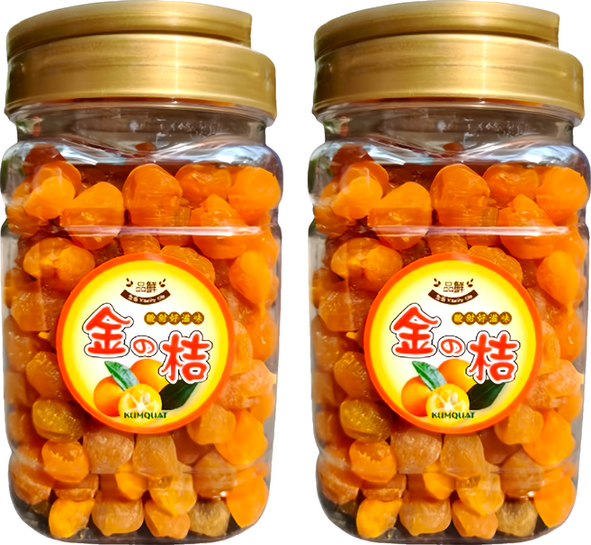 品鮮生活 野生金桔果, 600g, 2罐