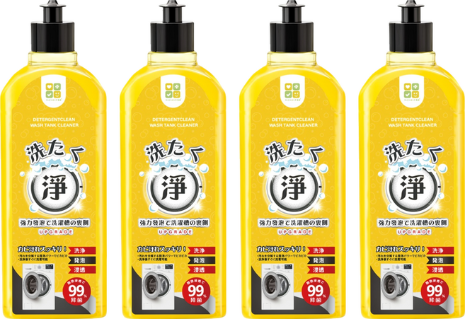 CLH 洗衣槽清潔除垢劑, 500ml, 4瓶