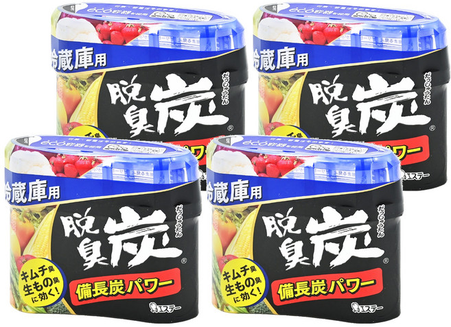 ST 雞仔牌 脫臭炭 冷藏室用, 140g, 4盒