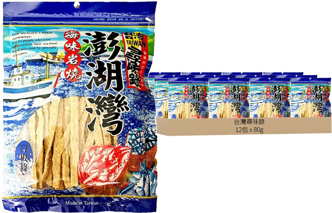 台灣尋味錄 澎湖灣白板條, 80g, 12包