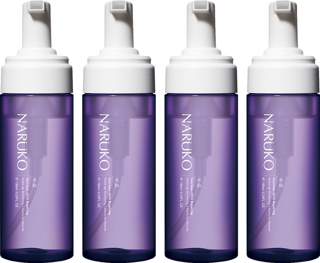 NARUKO 牛爾 台灣公司貨 水仙DNA 奇蹟修護洗卸兩用慕絲, 150ml, 4瓶