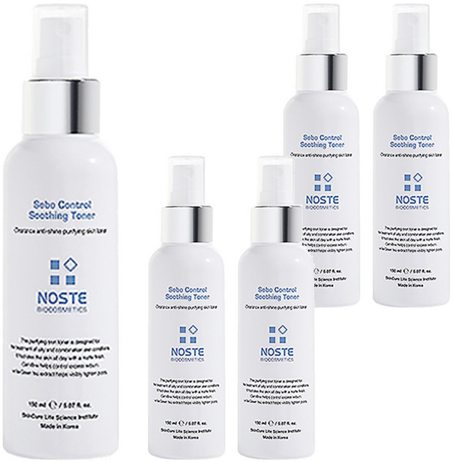 NOSTE 韓國原廠直供 毛孔緊緻化妝水, 5瓶, 150ml