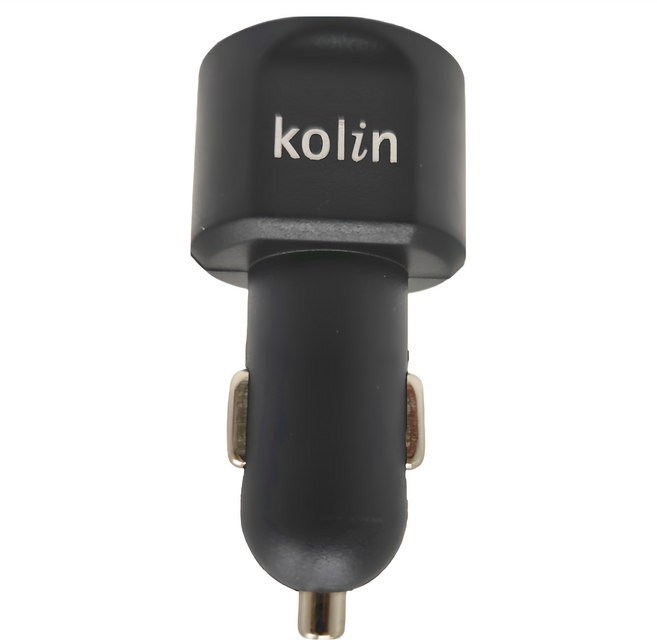 Kolin 歌林 急速車用充電器, KEX-DLCA22, 黑色