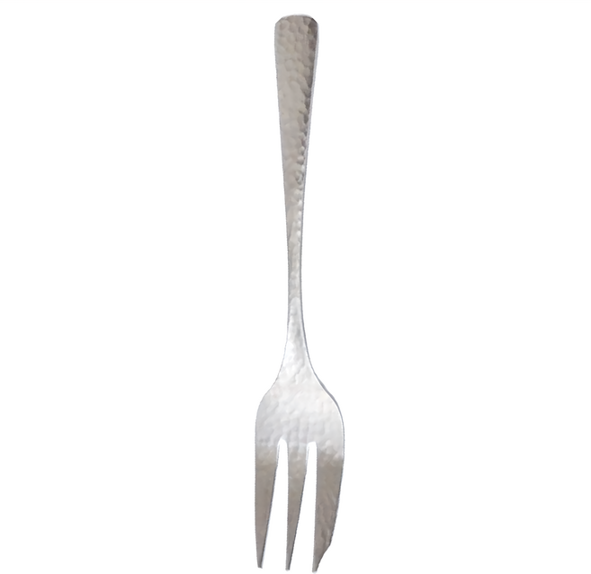 Nachure Cutlery 槌目手感不鏽鋼系列 叉子 13 x 2.1cm, 銀色, 1支