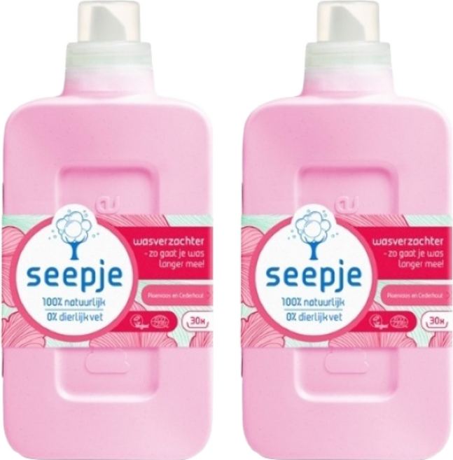 seepje 喜雅 無患子柔軟精 100%天然, 750ml, 2瓶