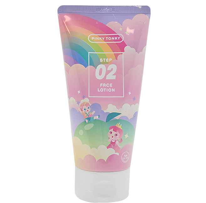 i'm pinky 兒童臉部潤膚露 8~11歲小學生 酸甜的青蘋果香 #02, 150ml, 1條