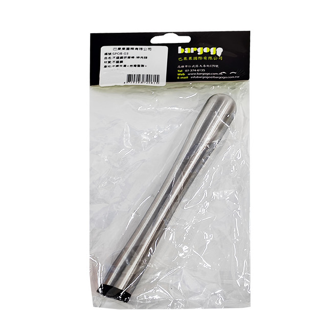 bargogo 巴果果 不鏽鋼研磨棒 碎肉頭 中國生產 台灣監製, 1支