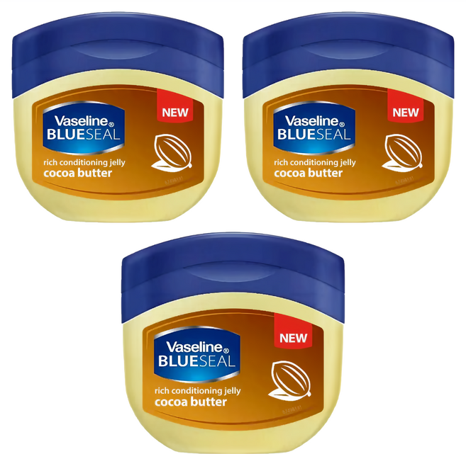 Vaseline 凡士林 潤膚膏, 可可, 100ml, 3罐, 可可,100ml,3罐