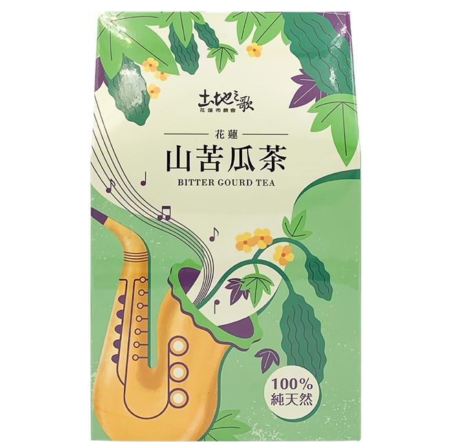 花蓮市農會 土地之歌 山苦瓜茶, 2.5g, 1盒, 15個