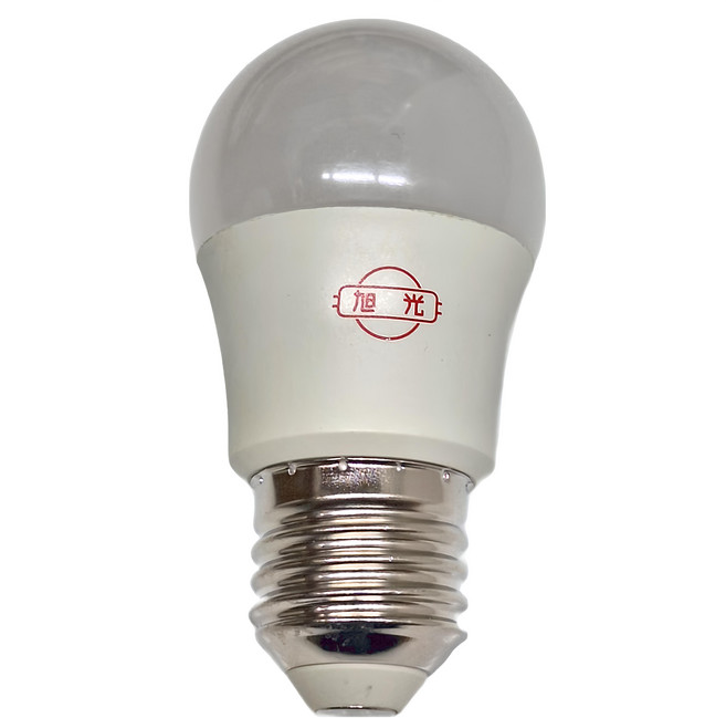旭光 LED 球泡燈 全電壓 3.5W 3000K E27, 黃光, 20個