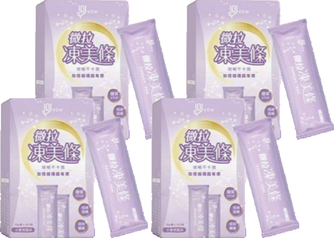 VOW 微拉凍美條 10包, 150g, 4盒