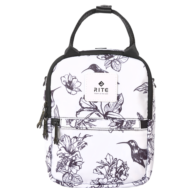 RITE V3 花卉系列 兩用小後背, 灰色