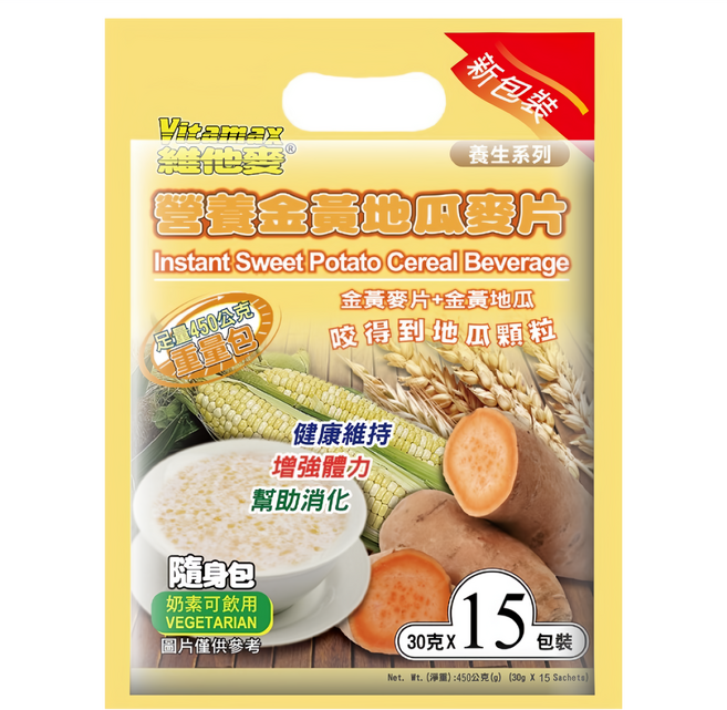 Vitamax 維他麥 營養地瓜麥片, 450g, 1袋