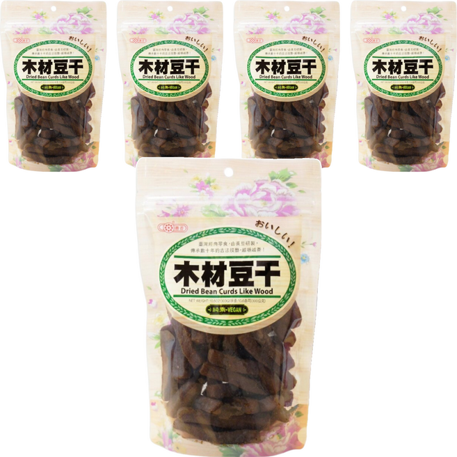 惠香 木材豆干, 300g, 5包