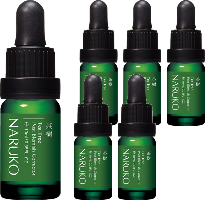 NARUKO 牛爾 台灣公司貨 茶樹痘印美白寶, 10ml, 6瓶