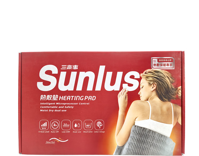 Sunlus 三樂事 熱敷柔毛墊 MHP811(SP1212) 大(60 x 30cm), 1個
