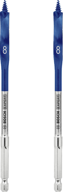 BOSCH 博世 台灣公司貨 木工用快速扁平鑽頭 2608900310 152 x 8mm, 2支