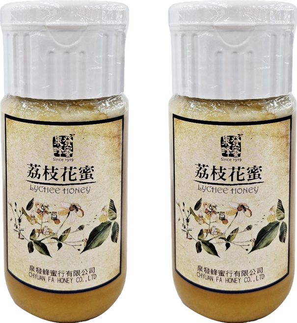 Chyuan Fa 泉發蜂蜜 荔枝花蜜, 700g, 2瓶