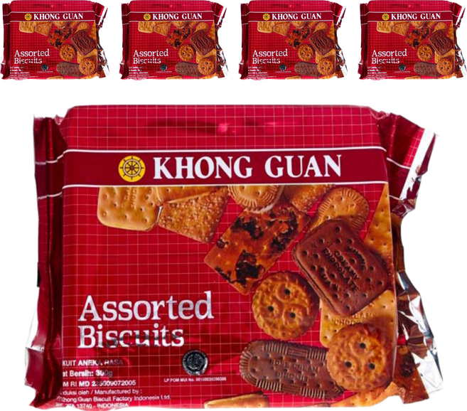 KHONG GUAN 康元 綜合餅乾, 300g, 5包