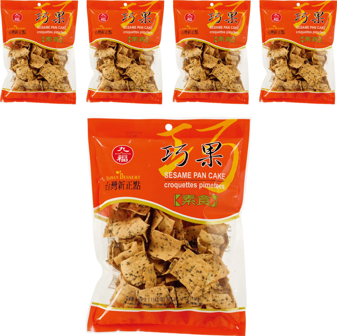 九福 巧果 全素, 114g, 5包