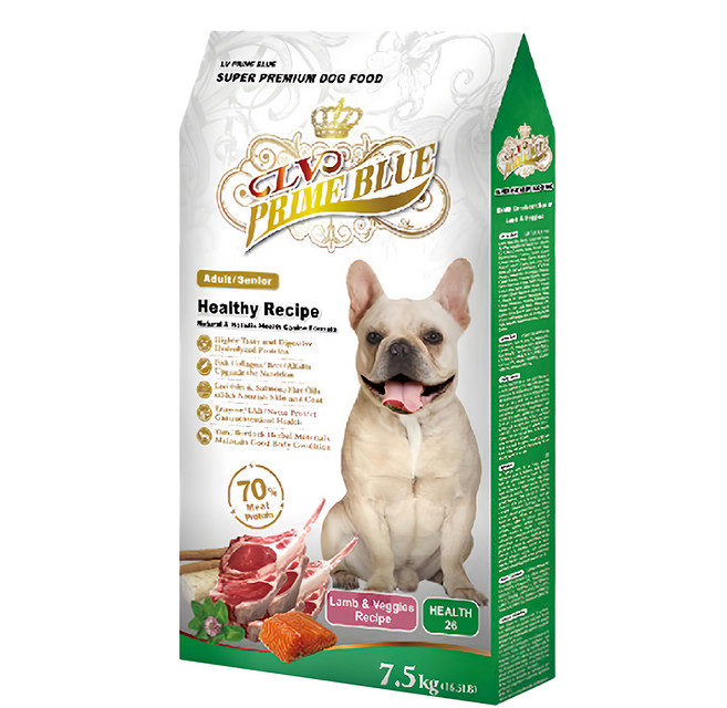 LV PRIME BLUE 藍帶 健康成犬 精選狗食 乾飼料, 羊肉, 7.5kg, 1袋