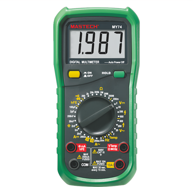 MASTECH 邁世 數字萬用表 MY74, 1個