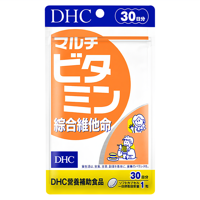 DHC 台灣公司貨 活力綜合維他命, 455mg, 30顆, 1包