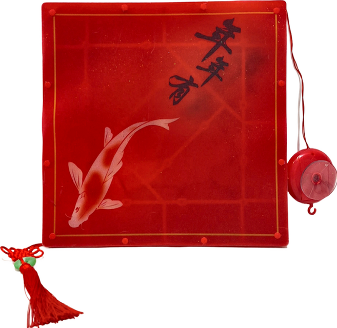 F款 春節吸盤燈, 年年有魚 紅色