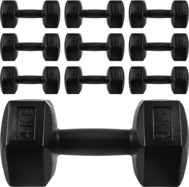comet 六角型啞鈴, 4kg, 10個