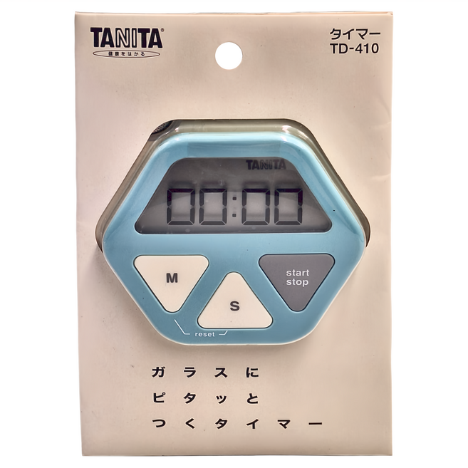 TANITA 塔尼達 電子計時器 TD410 65g, 藍色, 1盒
